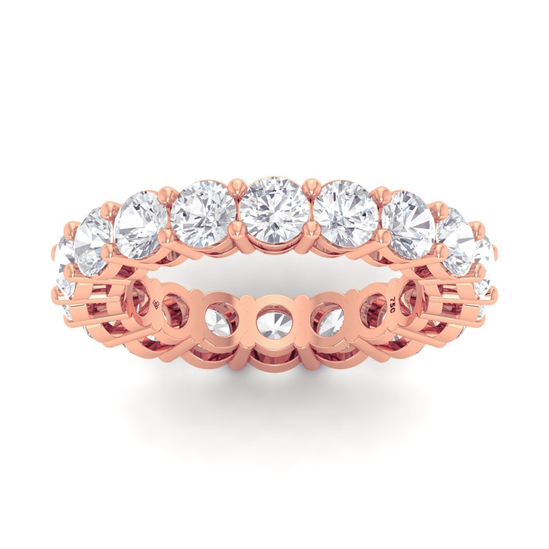 Avery Round Cut Wedding Band