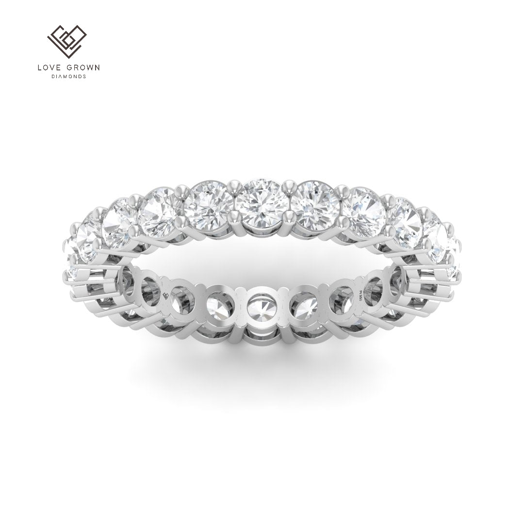Ava Round Cut Wedding Band