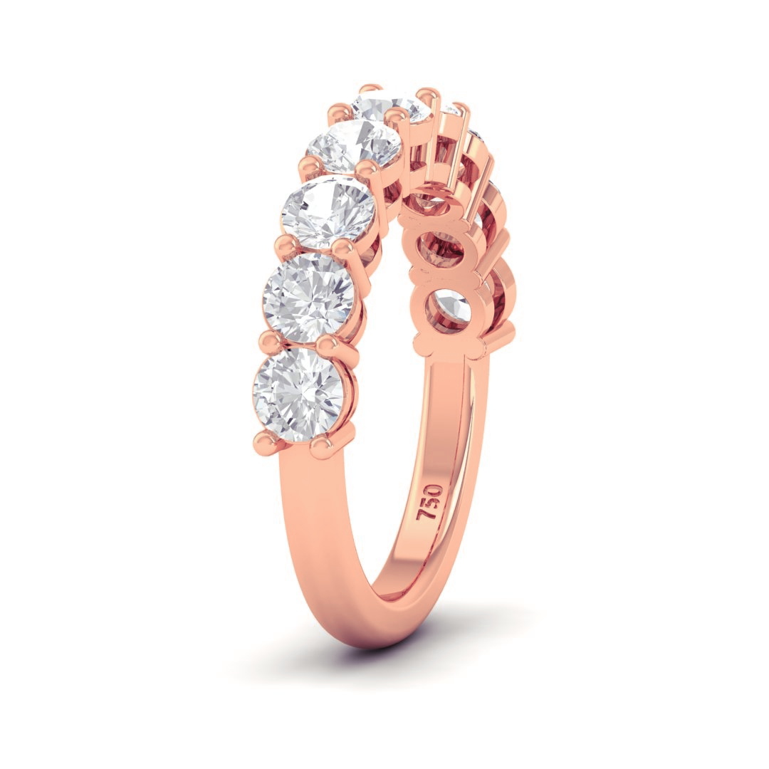 Ciara Round Cut Wedding Band 2.00 Ct