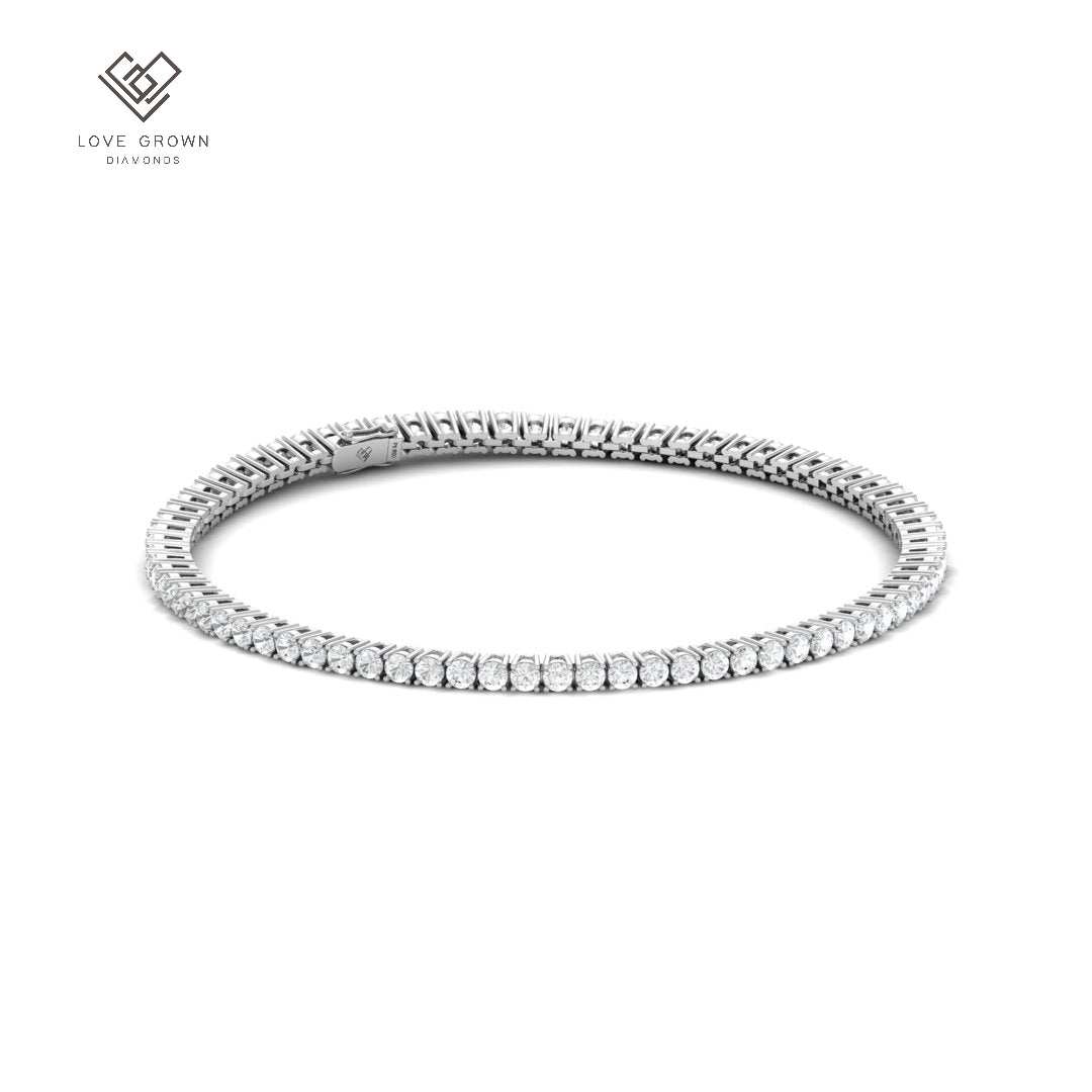 Platinum Love Grown Diamonds 2.00ct Diamond Bracelet