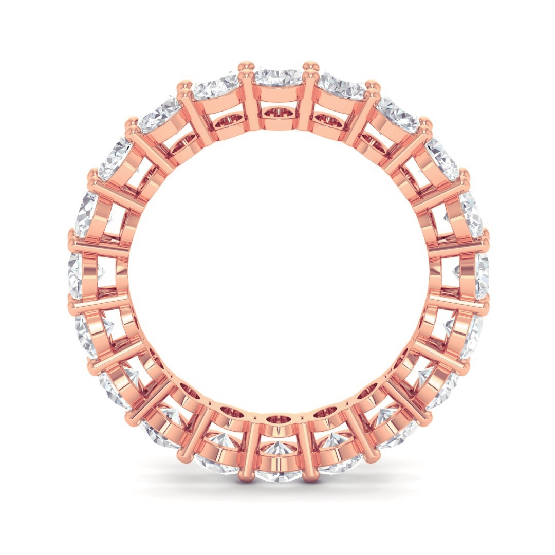 Valerina Oval cut wedding band 4.00 Ct