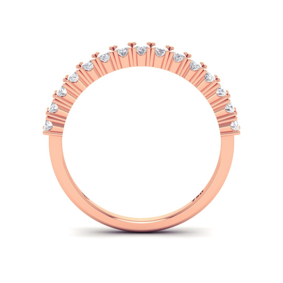 Zora Oval Cut Diamond Band
