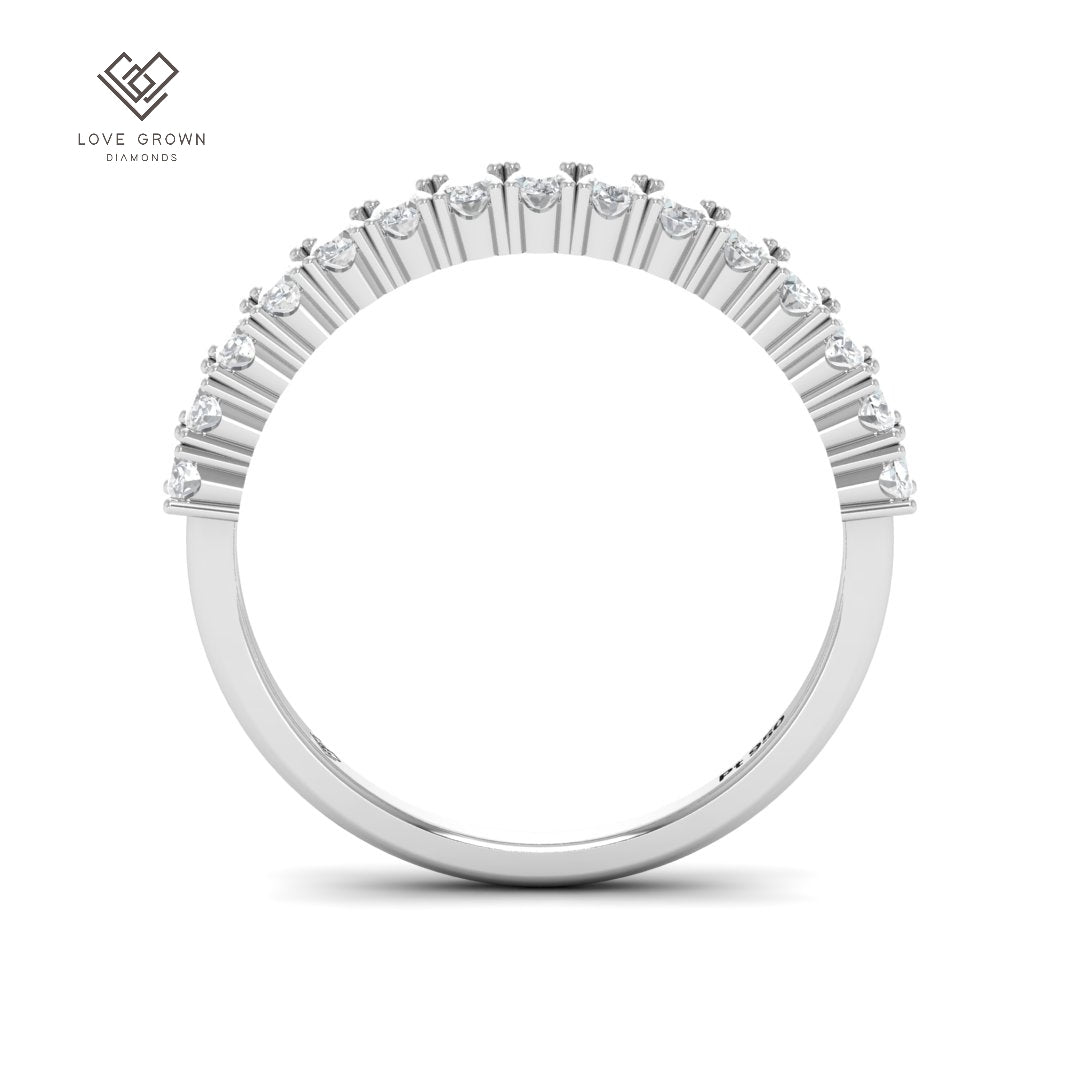Zora Oval Cut Diamond Band