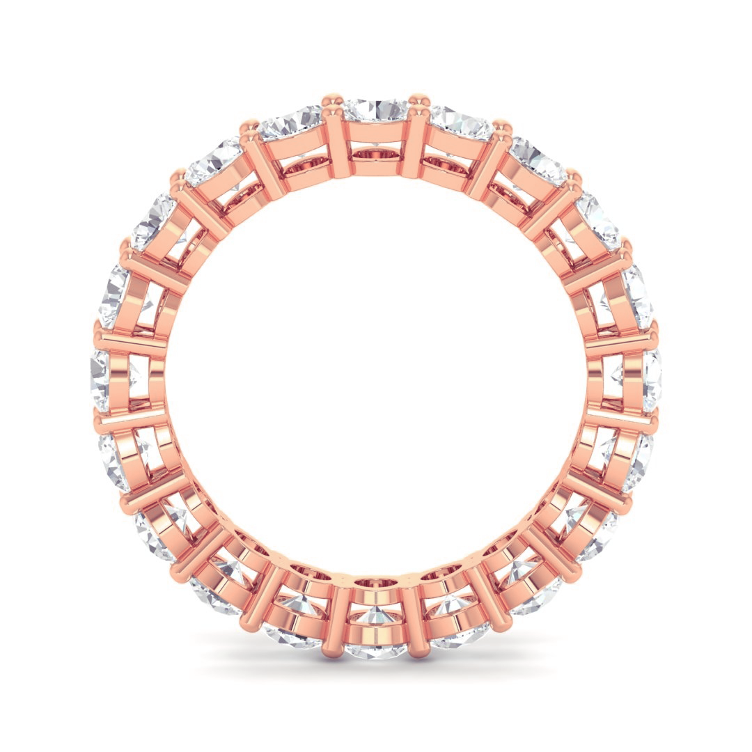 Azura Round Cut Wedding Band 3.00 Ct