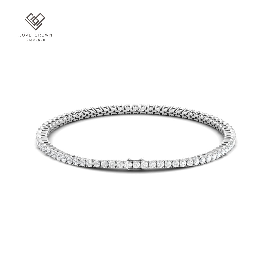 Platinum Love Grown Diamonds 3.00ct Diamond Bracelet