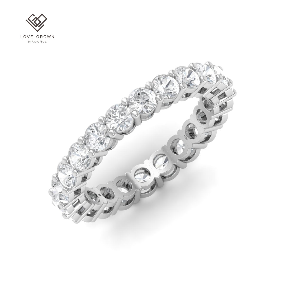 Ava Round Cut Wedding Band