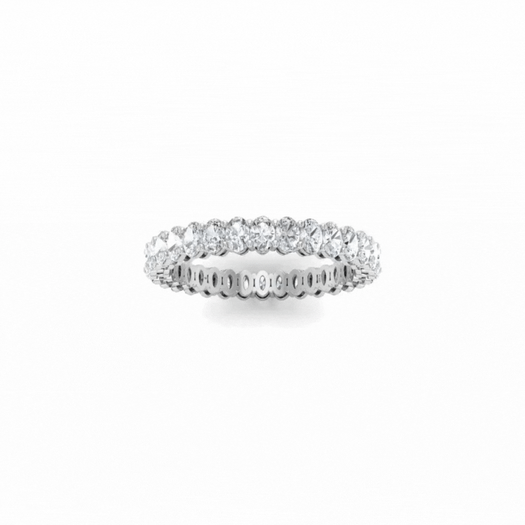 Nadine Oval cut wedding band 1.40 Ct