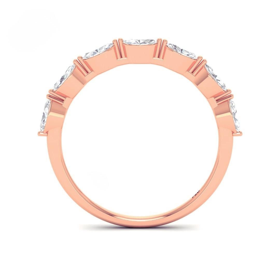Alice Marquise Cut Diamond Wedding Band