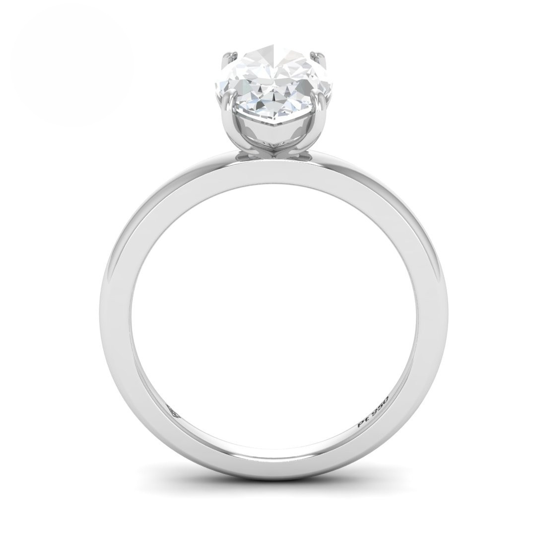 Noémie Solitaire Marquise Cut With Diamond Ring