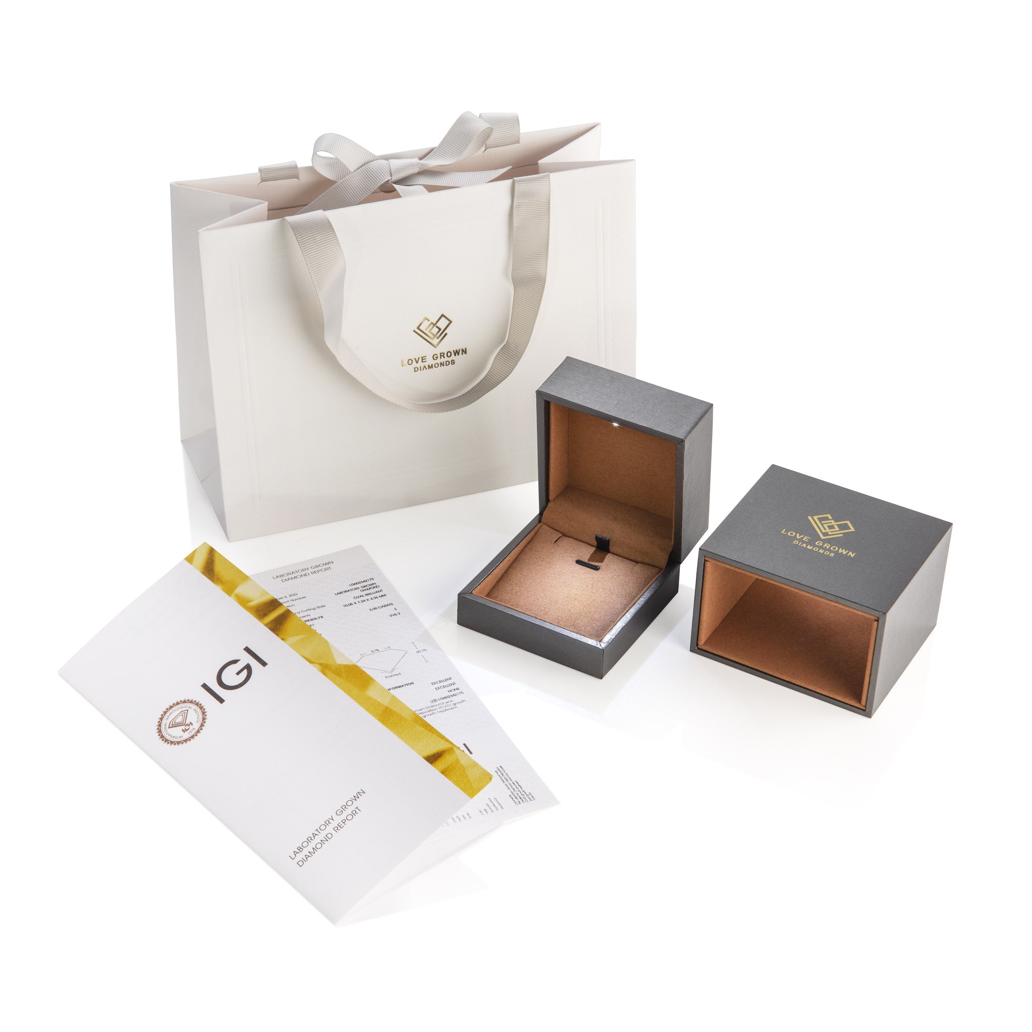 Abigail Radiant With Diamond Band Engagement Ring