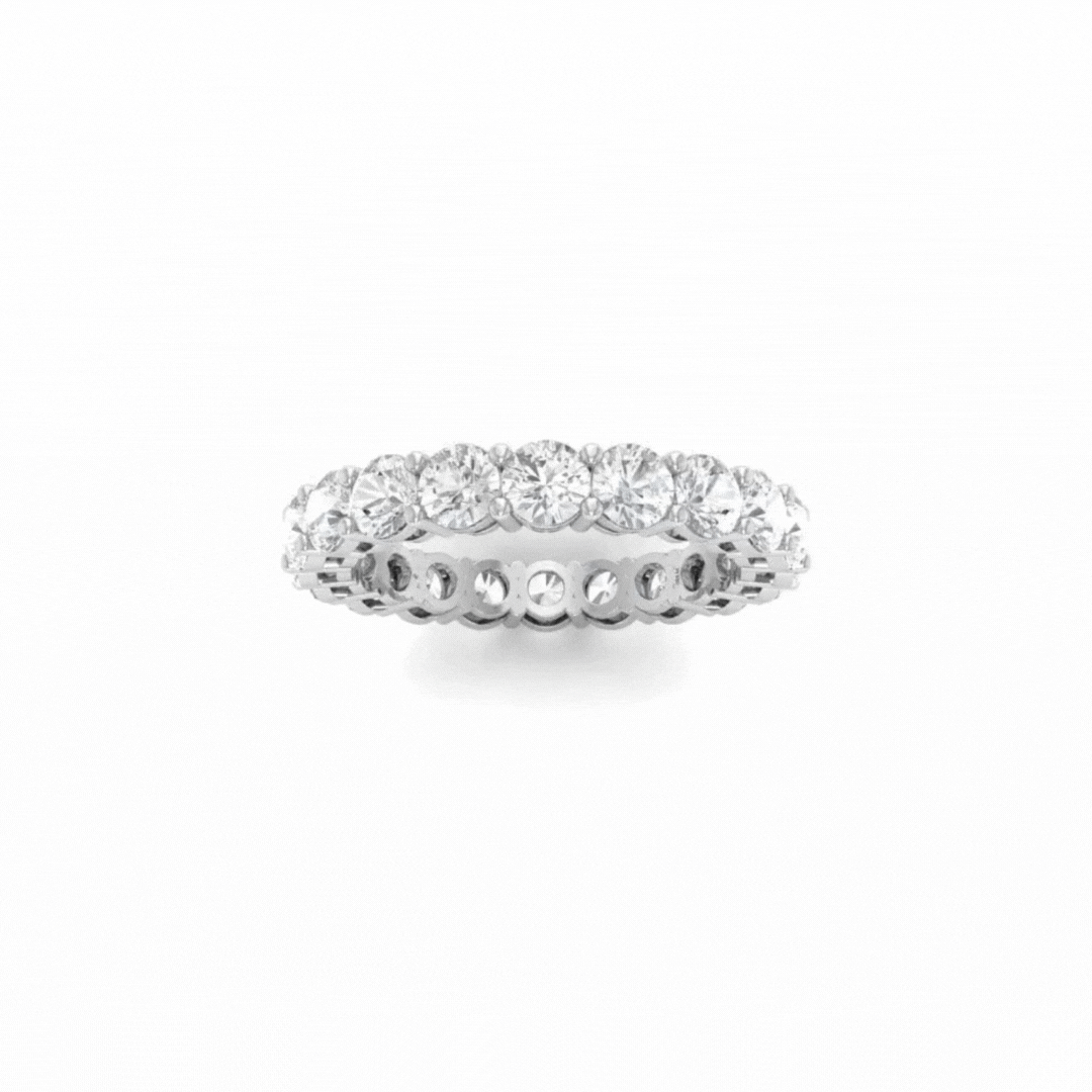 Azura Round Cut Wedding Band 3.00 Ct