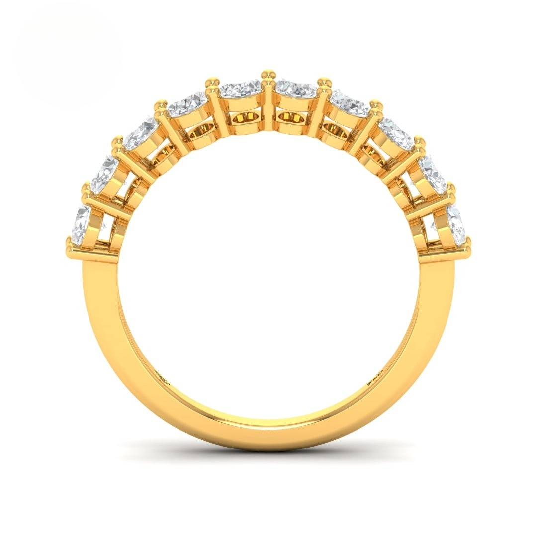 Estelle Oval cut wedding band 1.50 Ct