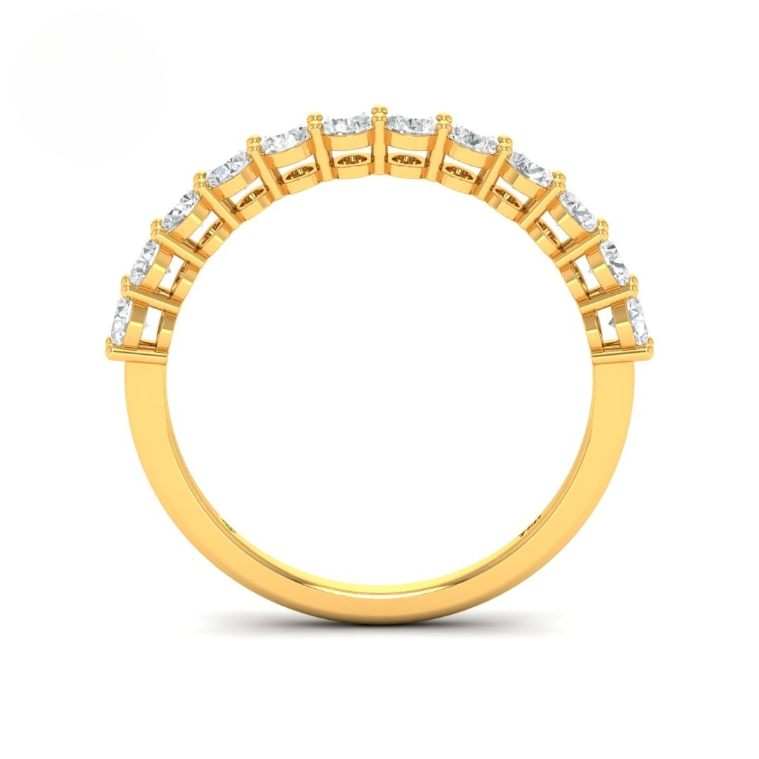 Stella Oval cut wedding band 1.00 Ct