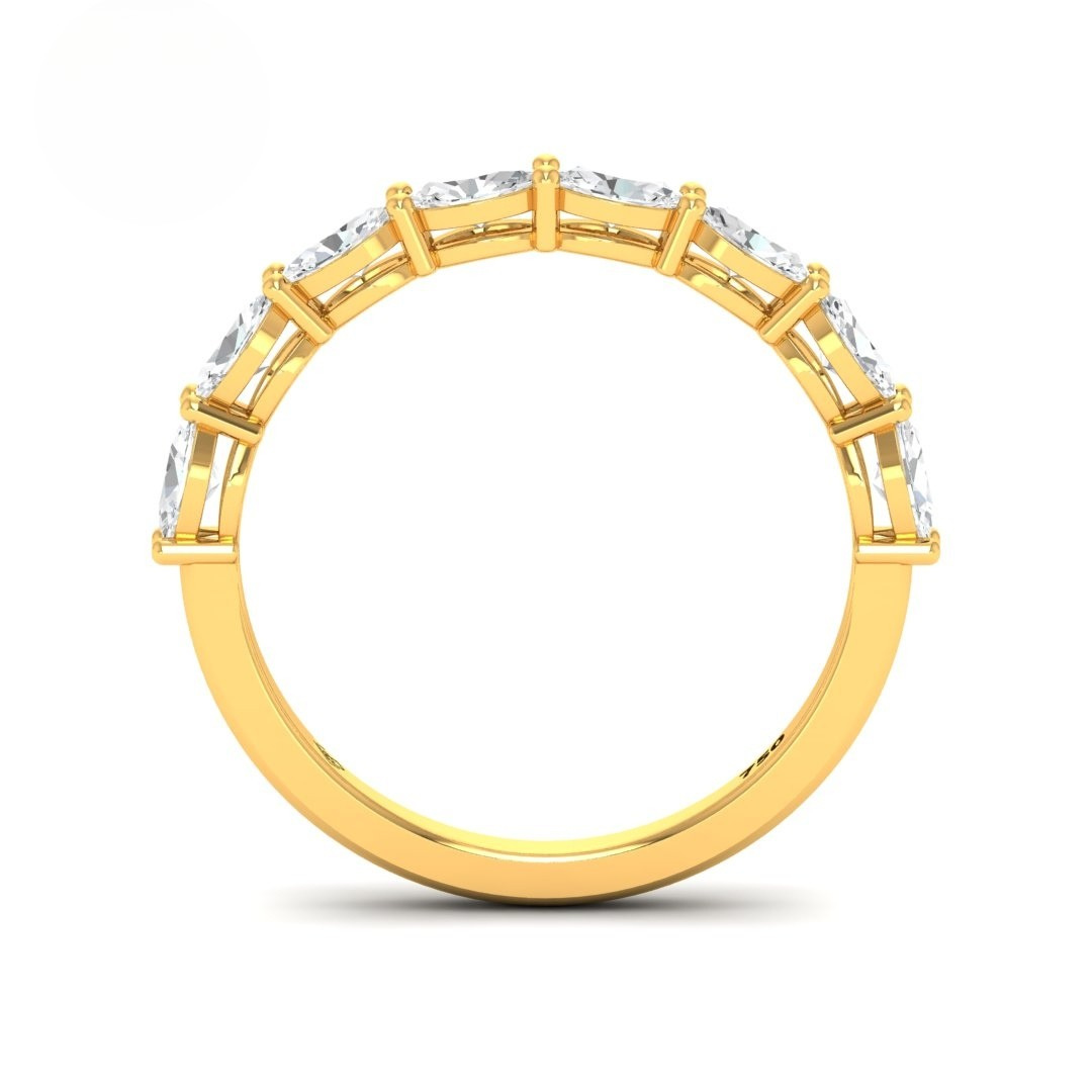 Cordelia Oval Cut Diamond Wedding Band