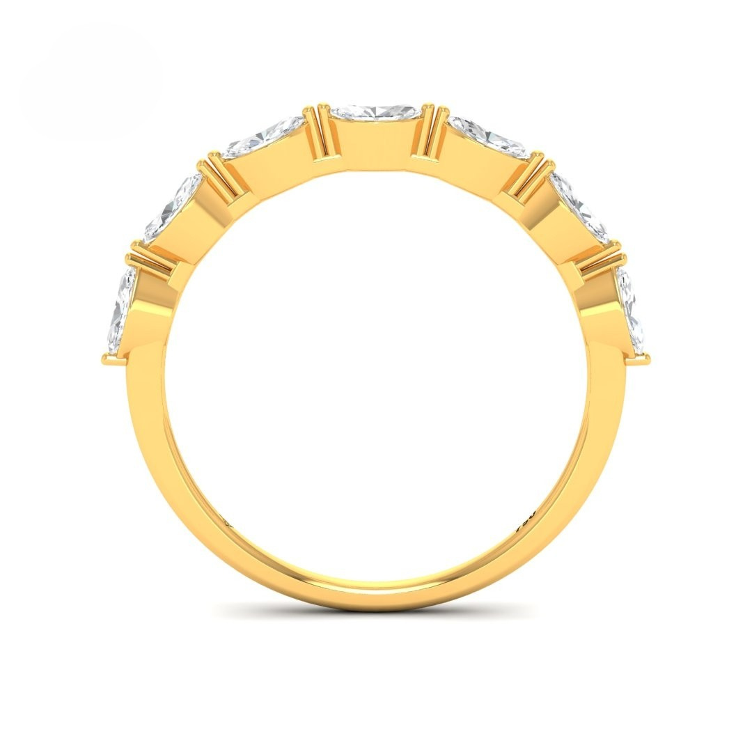 Alice Marquise Cut Diamond Wedding Band