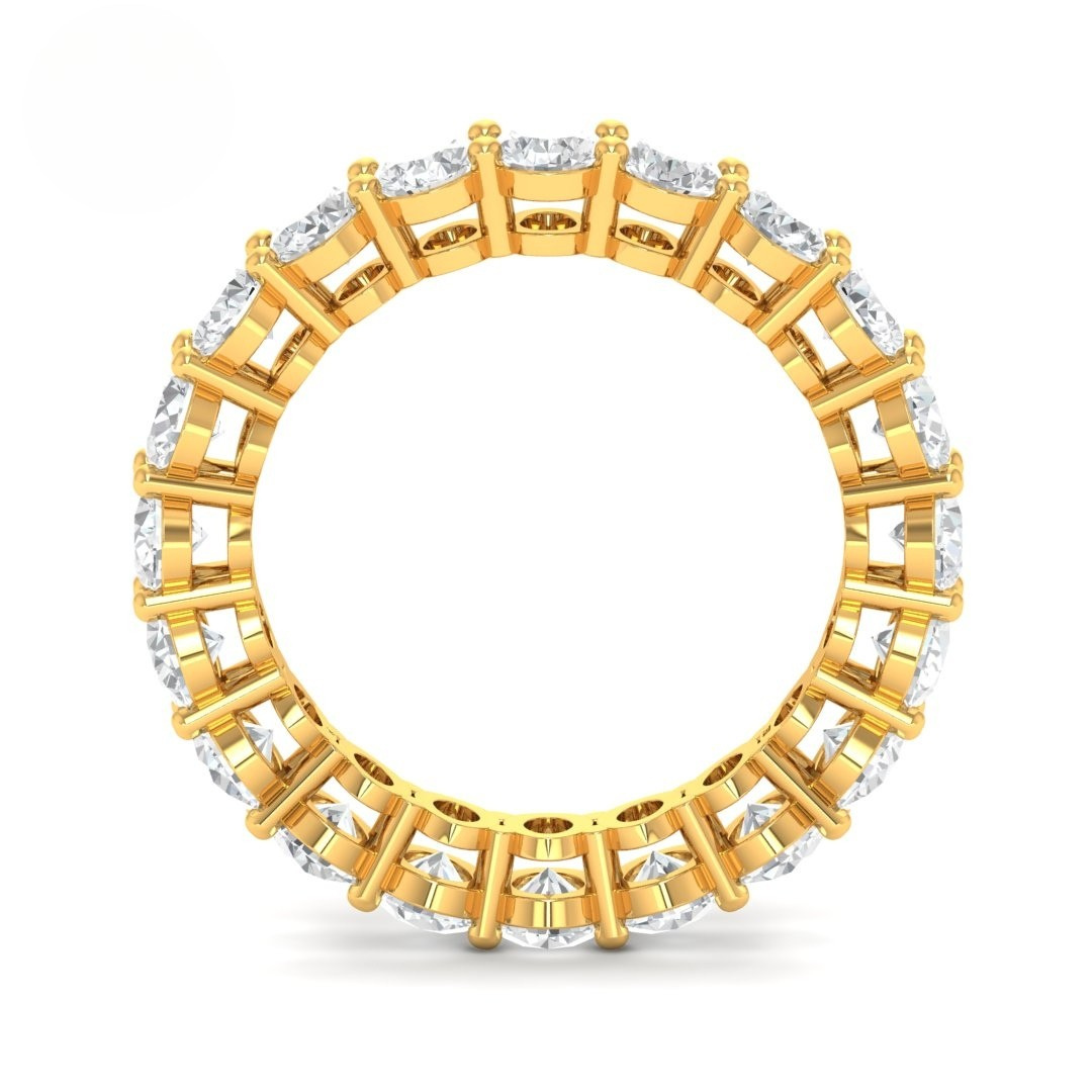 Valerina Oval cut wedding band 4.00 Ct