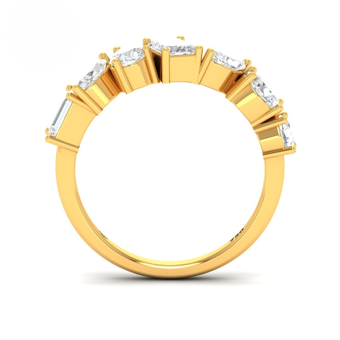 Emma 7 stone Diamond Wedding Band