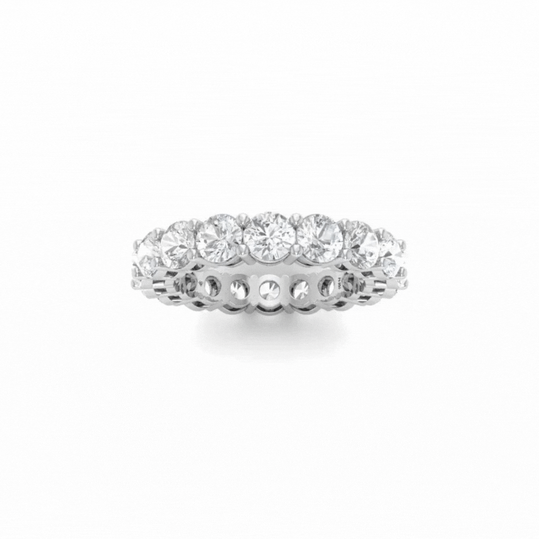 Avery Round Cut Wedding Band