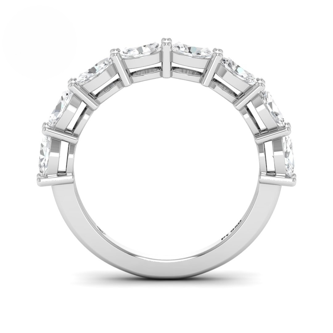 Josephine Oval Cut Diamond Wedding Band