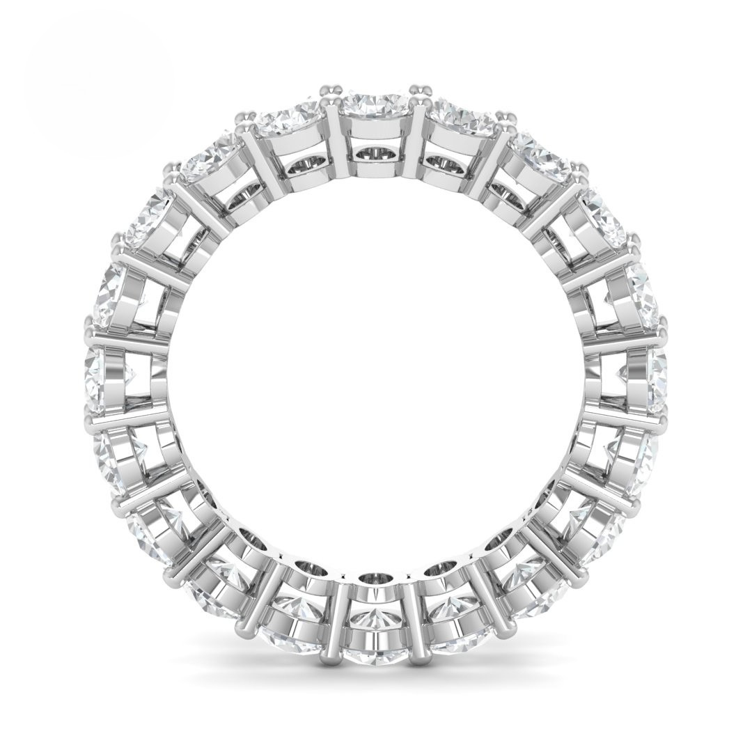 Valerina Oval cut wedding band 4.00 Ct