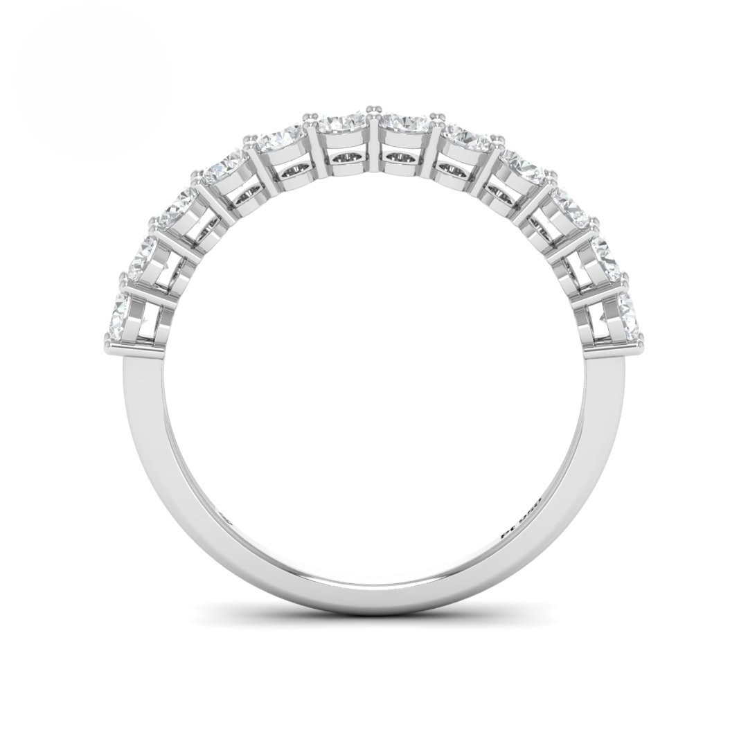 Stella Oval cut wedding band 1.00 Ct