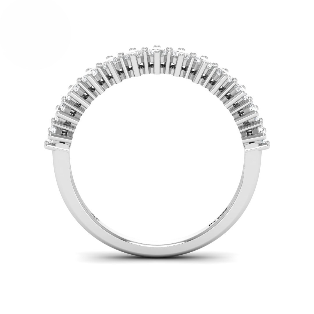 Scarlett Round Cut Diamond Wedding Band