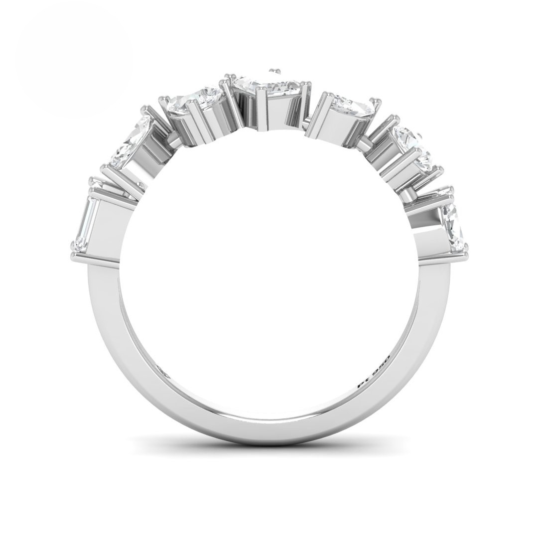 Angèle 7 Stone Diamond Wedding Band