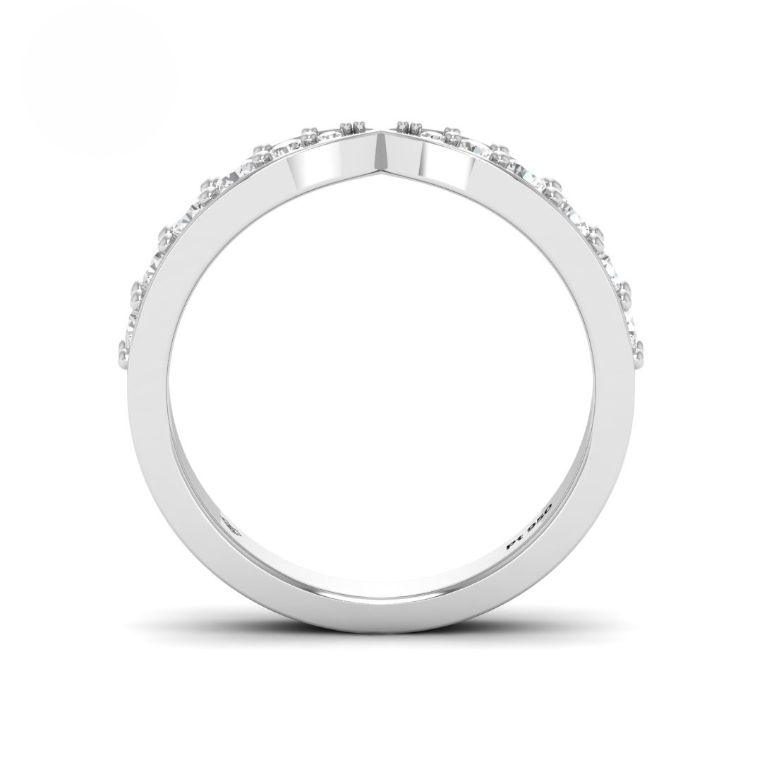 Laura Round Cut Diamond Wedding Band