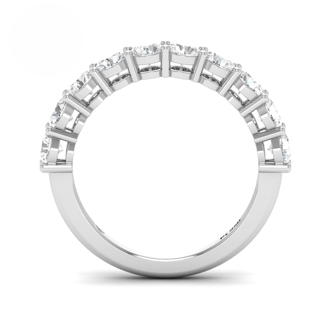 Sophie Round cut wedding band 1.50 Ct