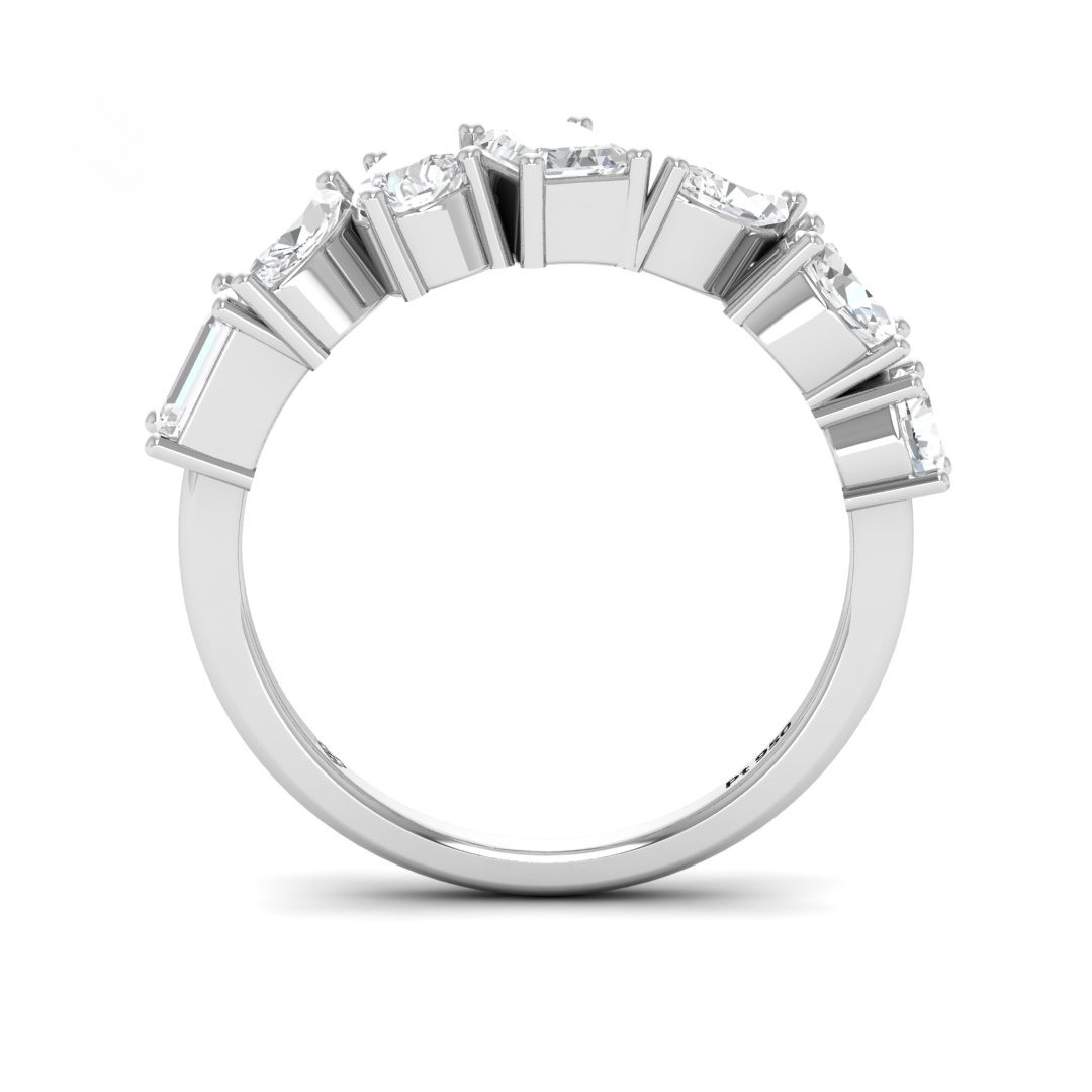 Emma 7 stone Diamond Wedding Band