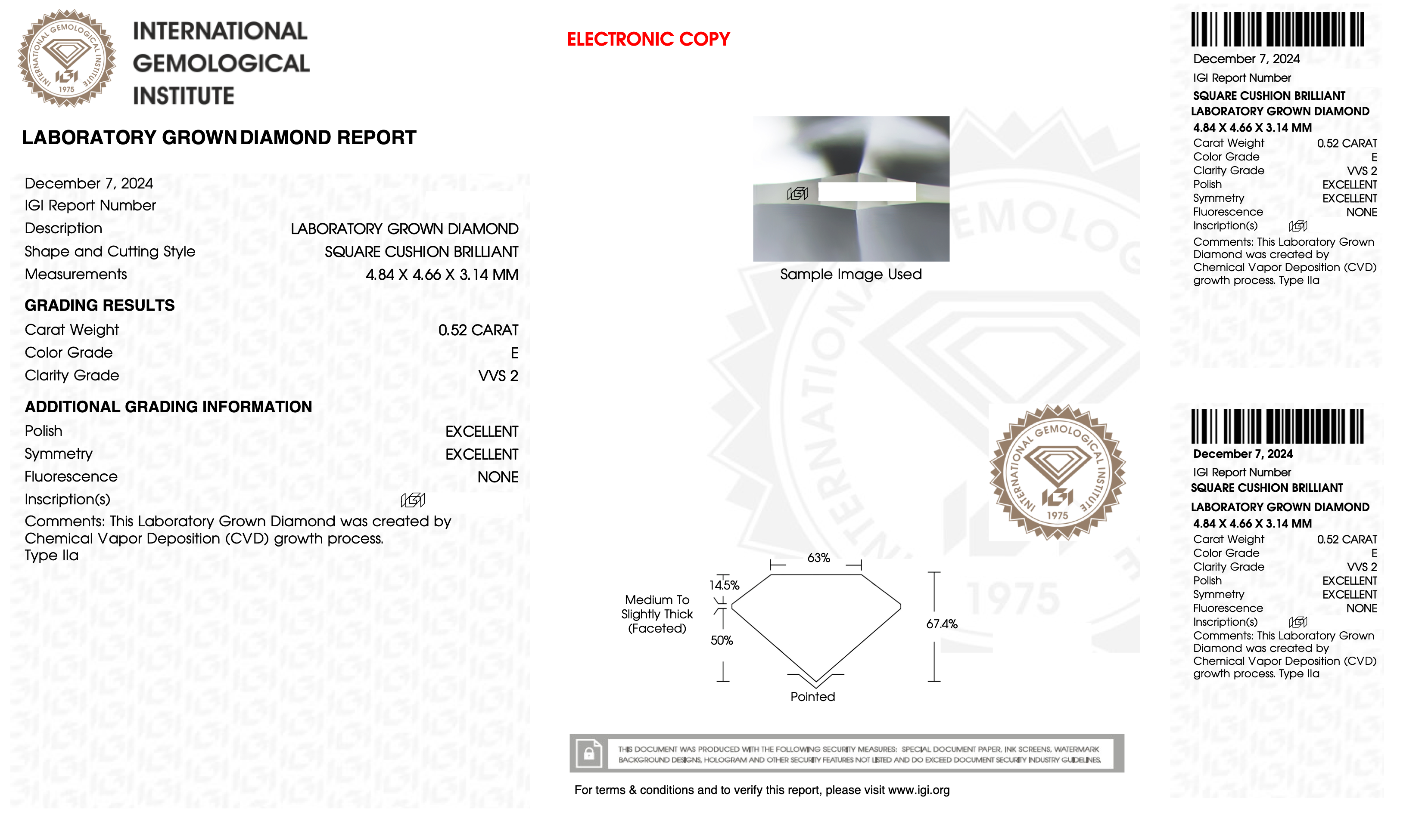Abigail Cushion diamond engagement ring with diamond band and 4 claw platinum or 18k gold band.