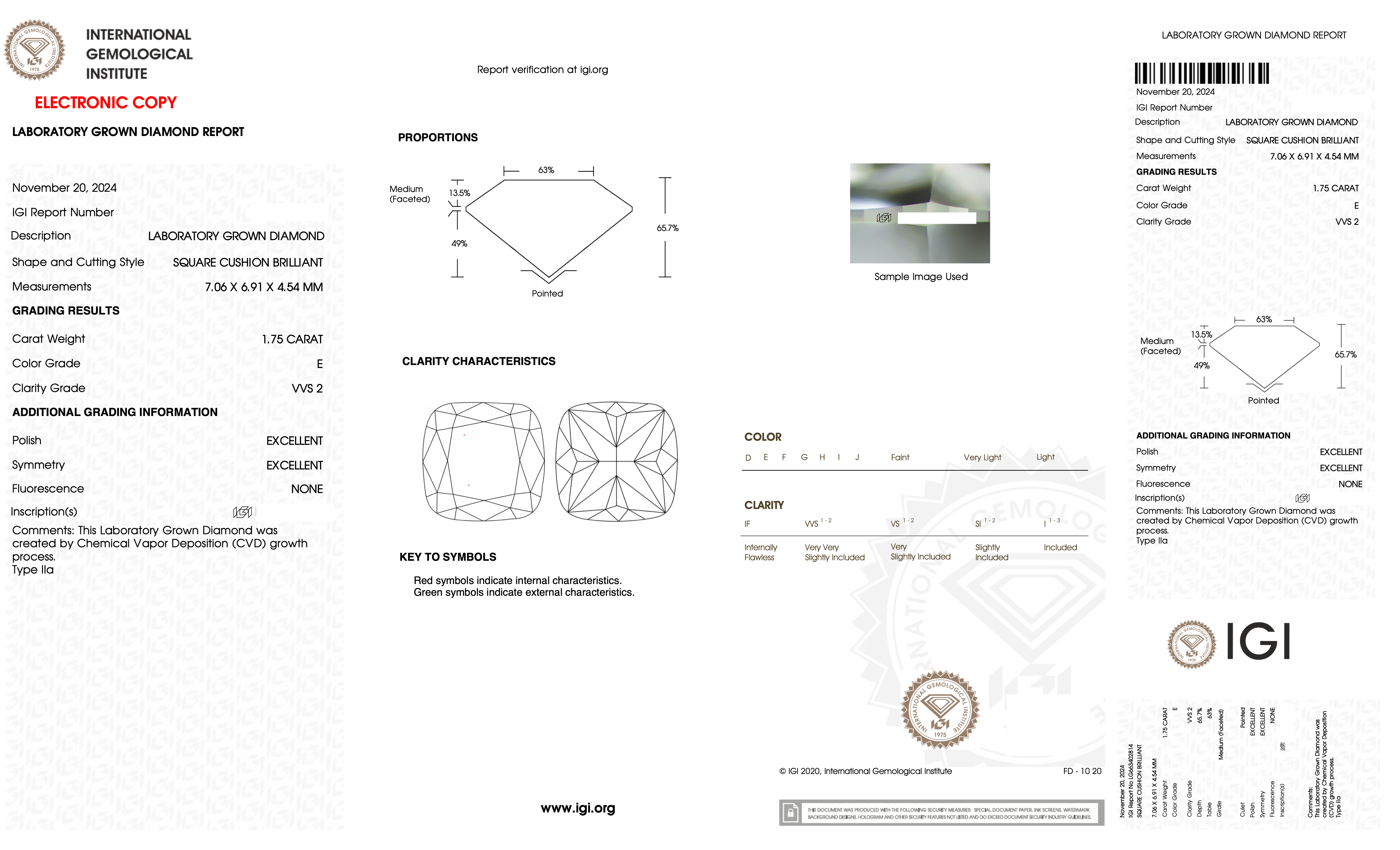 Cushion cut diamond engagement ring with diamond band in platinum or 18k gold, featuring ethical lab-grown diamonds.