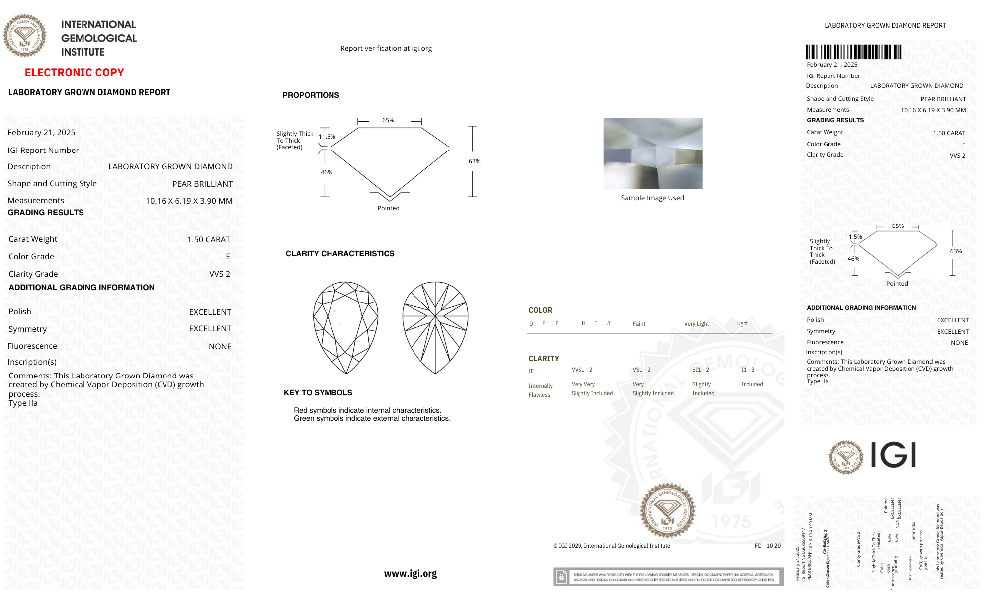 Abigail Pear With Diamond Band Engagement Ring in platinum with lab-grown diamonds.