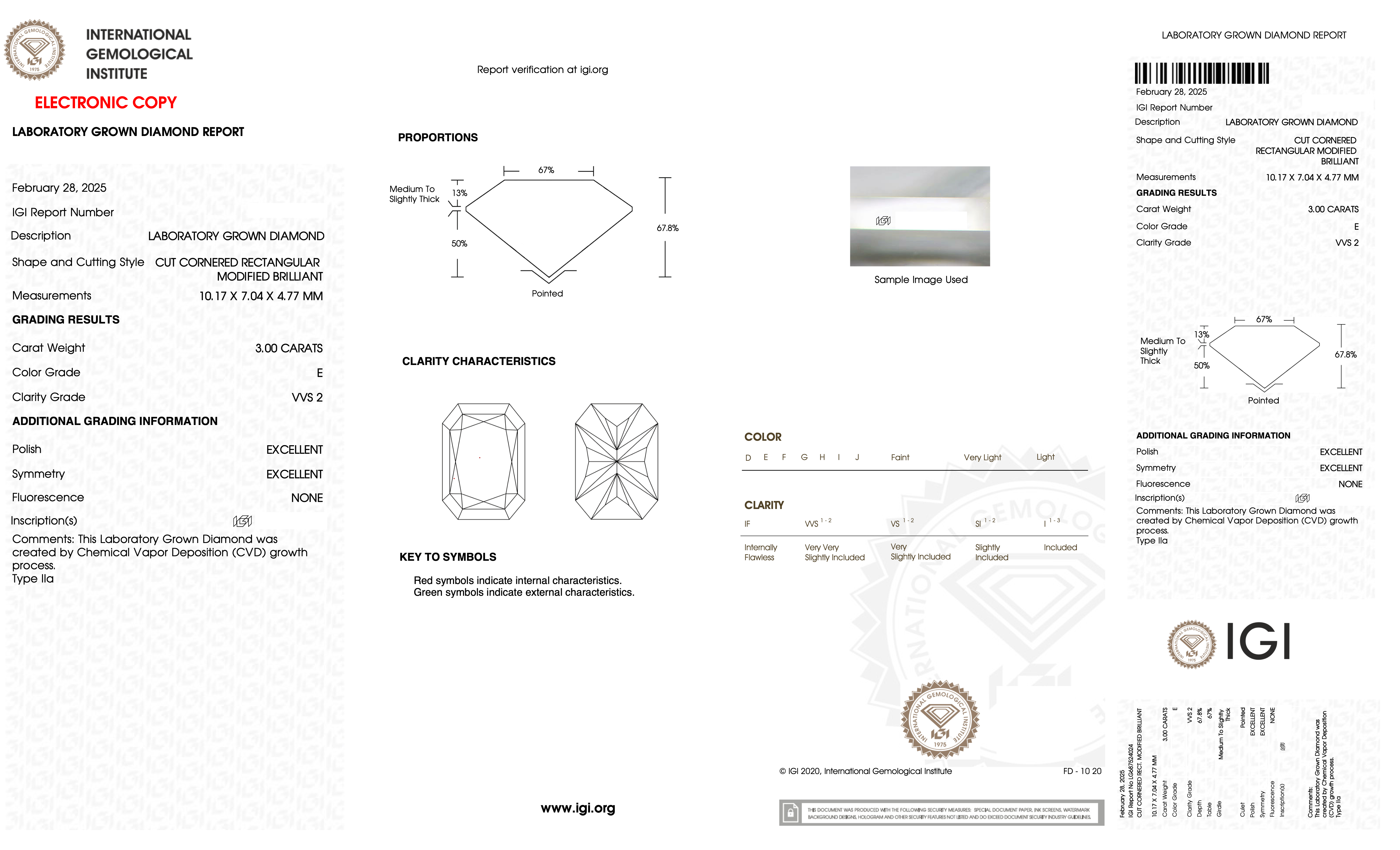 Victoria Radiant Cut Diamond Engagement Ring with Heart Cut Side Diamonds and 3D Diamond Band