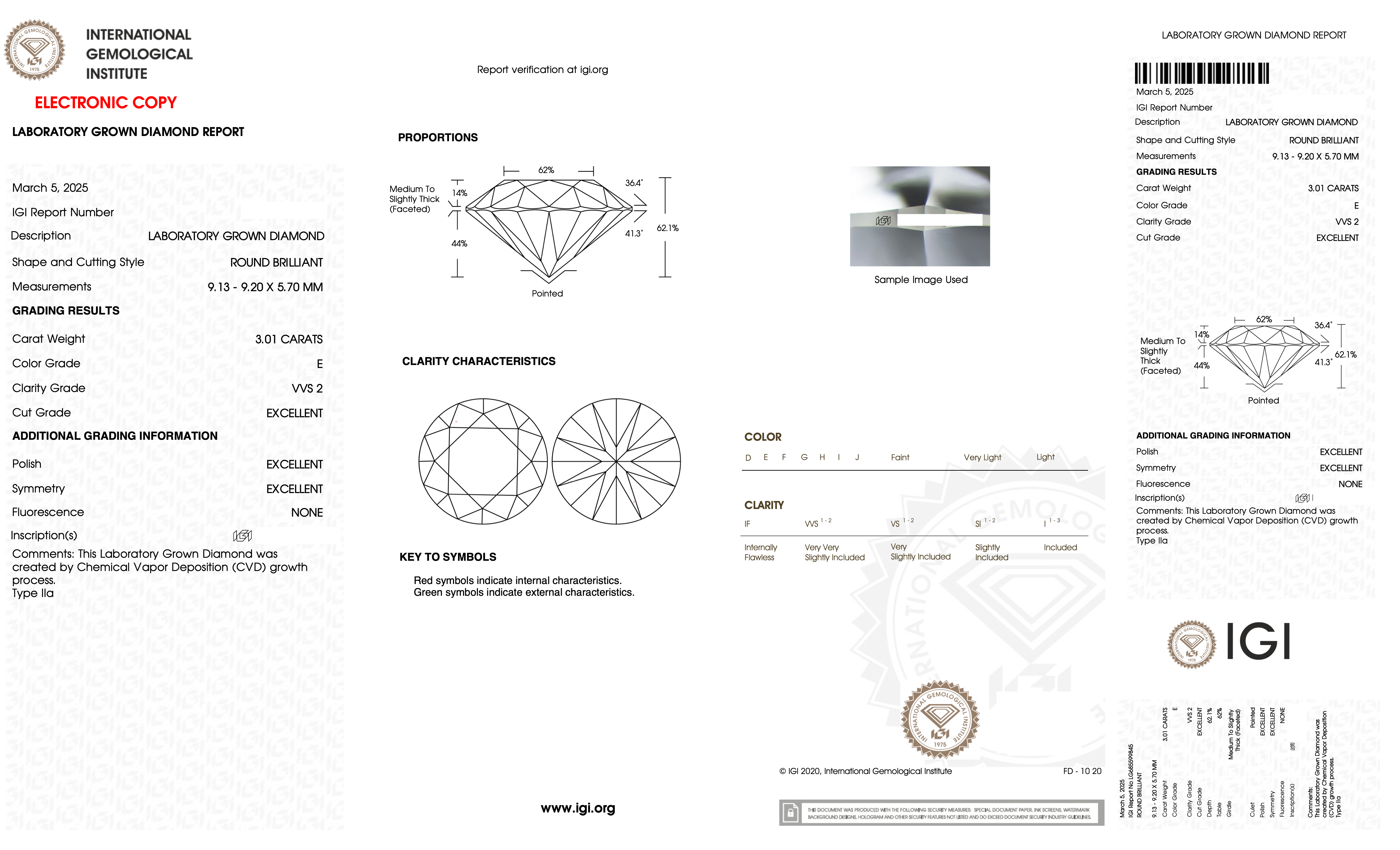 Victoria Round Brilliant Cut Diamond Engagement Ring with Heart Cut Side Diamonds and 3D Diamond Band