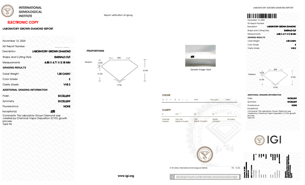 Abigail Emerald With Diamond Band Engagement Ring features emerald cut solitaire diamond, surrounded by sparkling diamonds on a platinum 4 claw mount, crafted with ethical lab-grown diamonds.