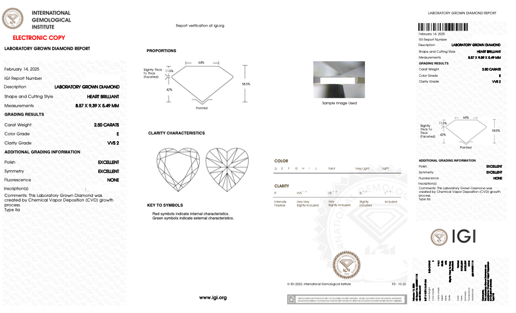 Abigail Heart With Diamond Band Engagement Ring