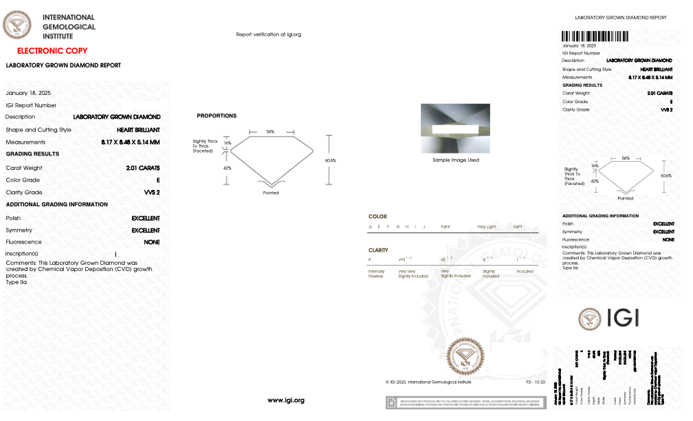 Abigail Heart With Diamond Band Engagement Ring
