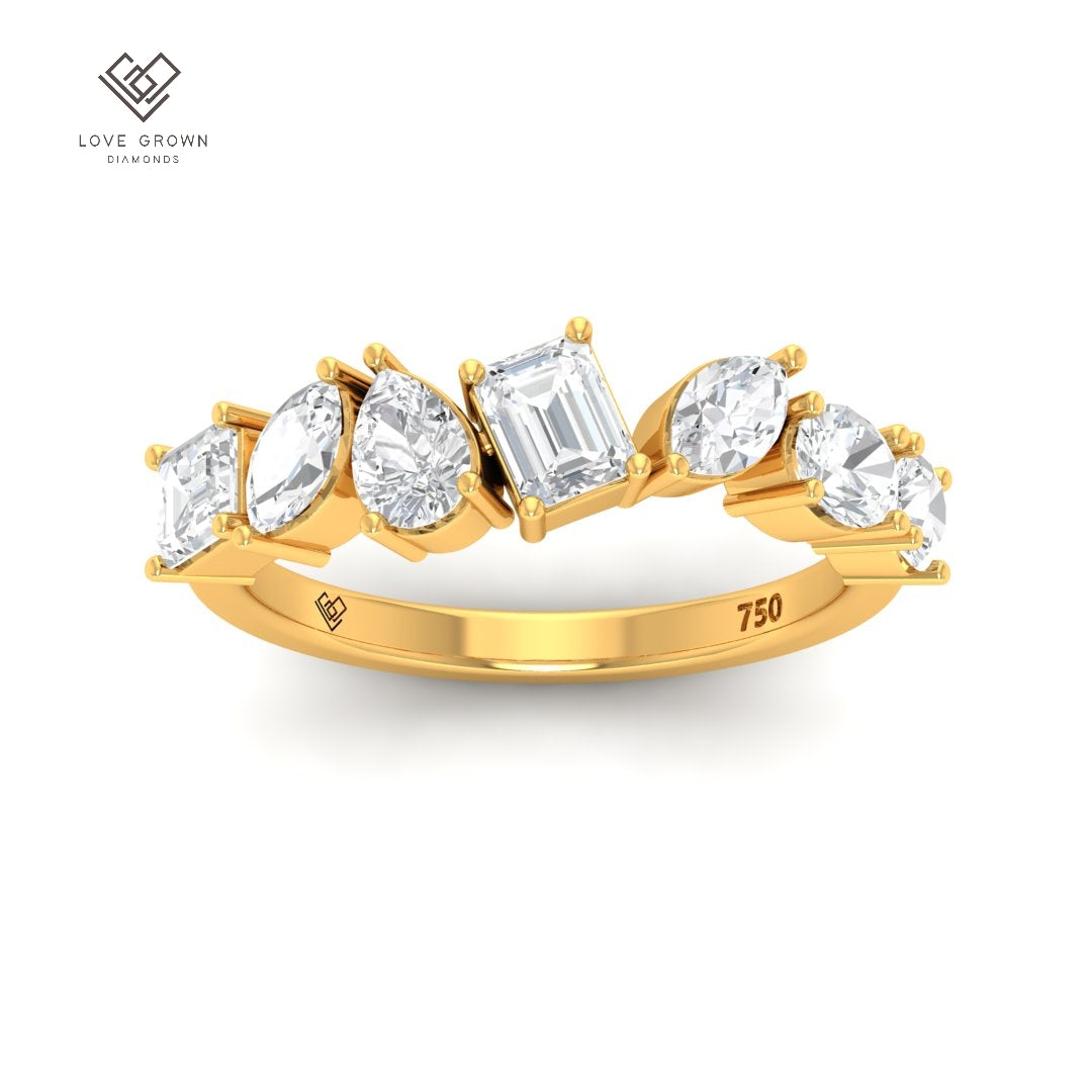 Emma 5 stone Diamond Wedding Band