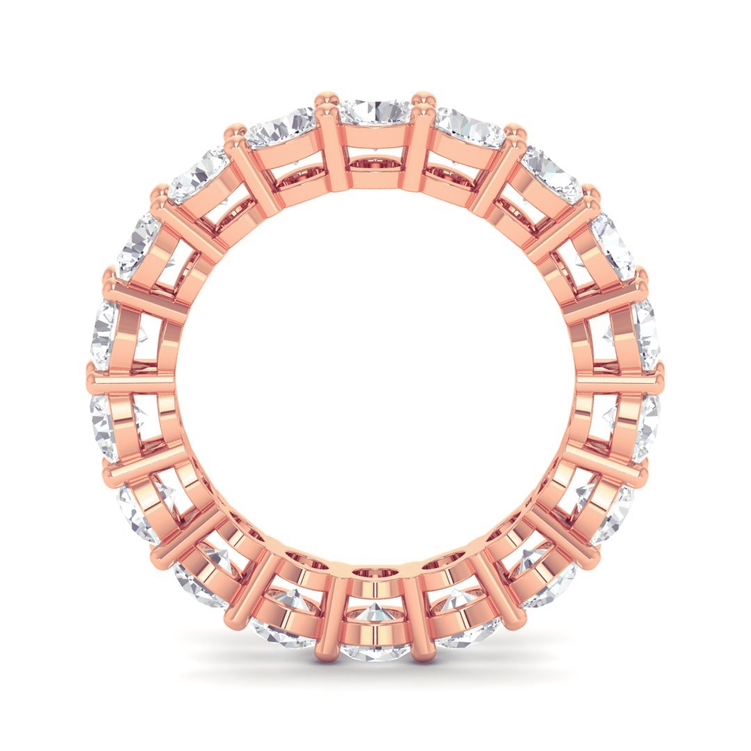 Avery Round Cut Wedding Band