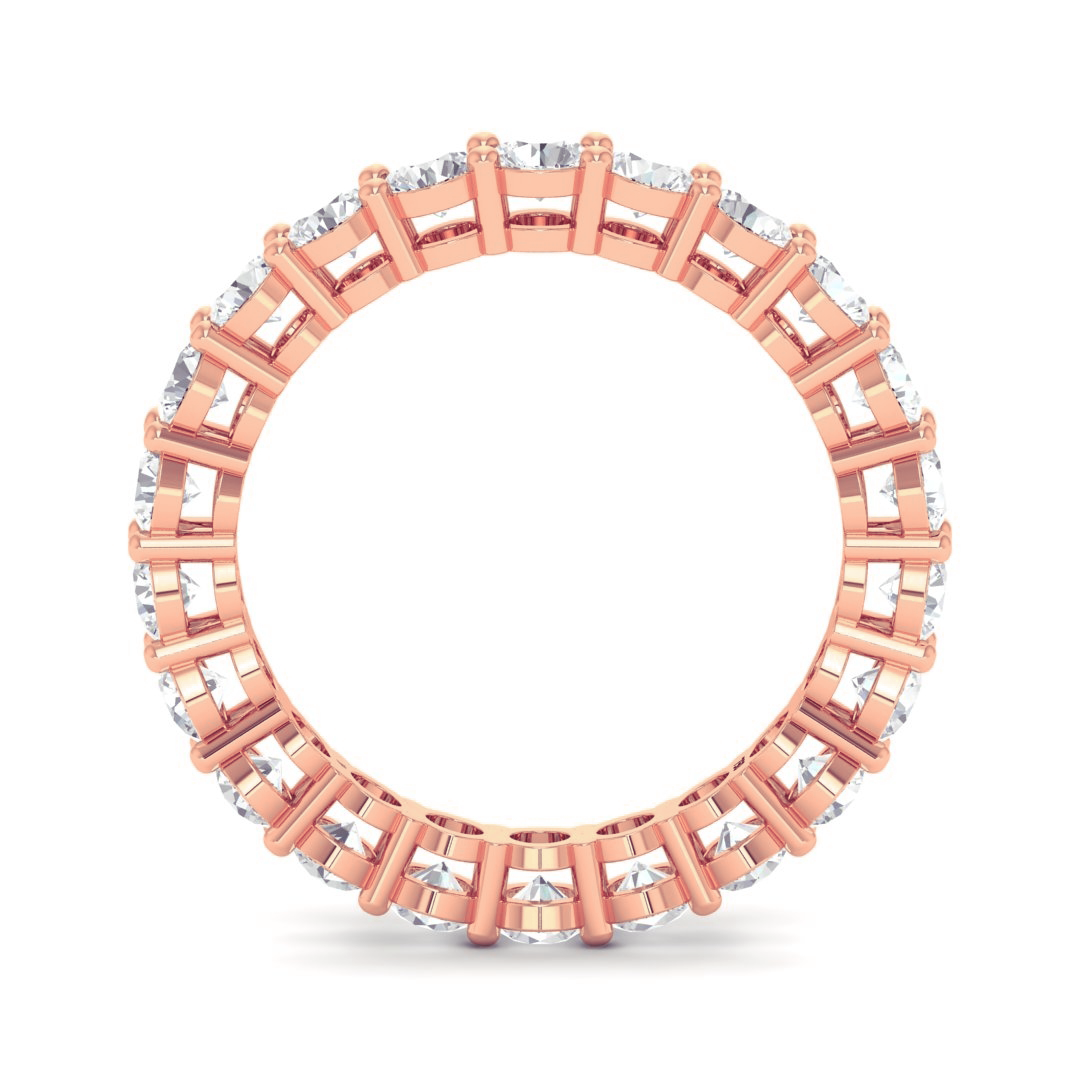 Ava Round Cut Wedding Band