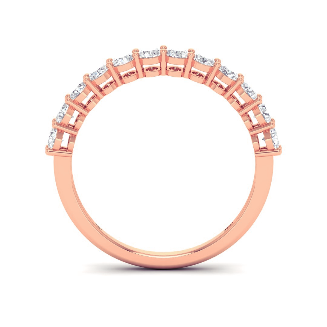 Stella Oval cut wedding band 1.00 Ct