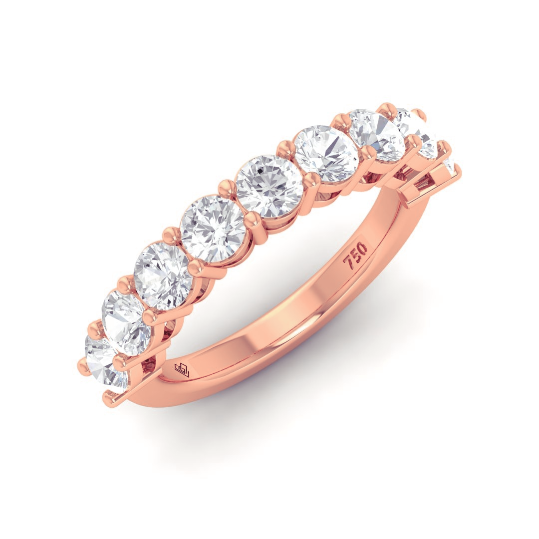 Ciara Round Cut Wedding Band 2.00 Ct