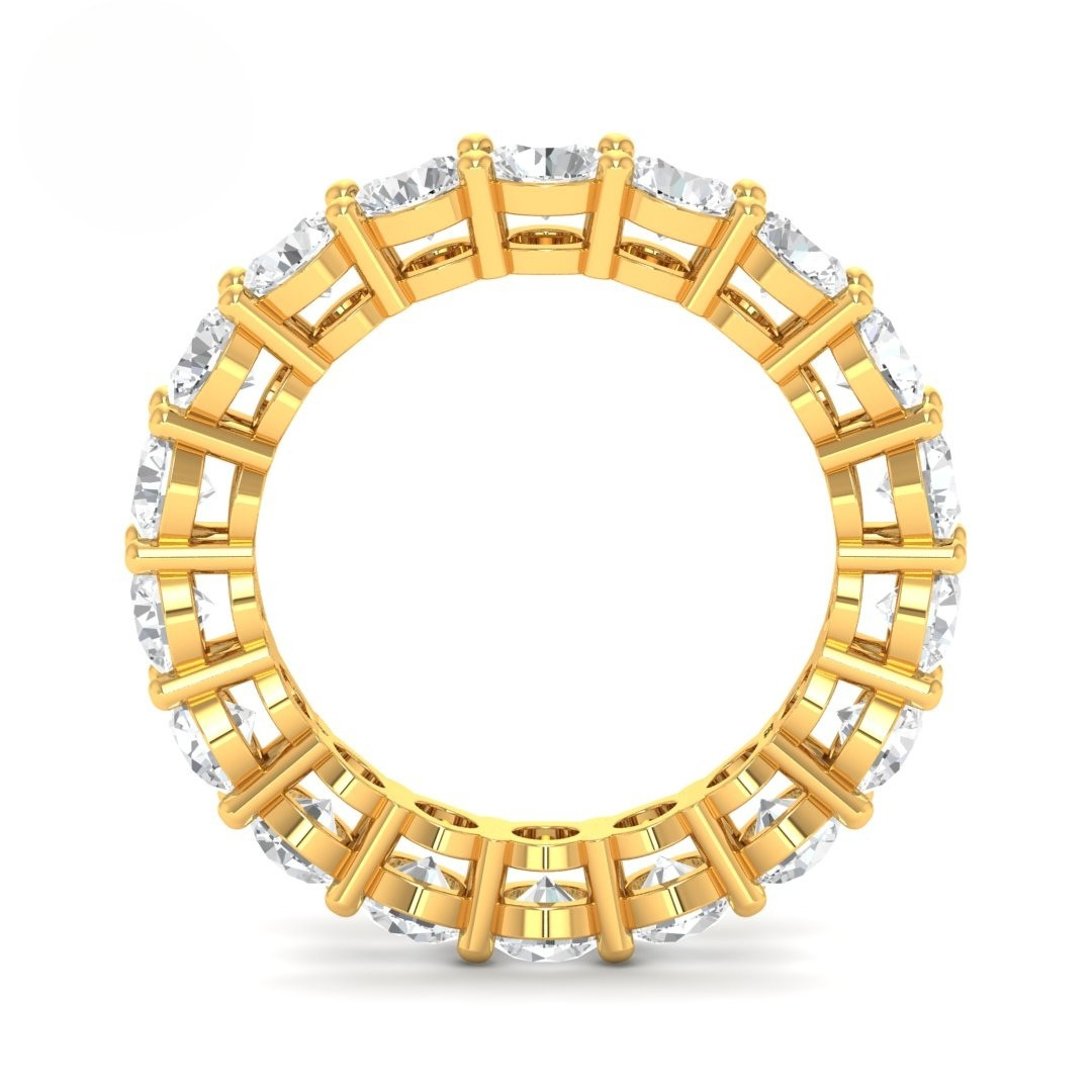 Avery Round Cut Wedding Band