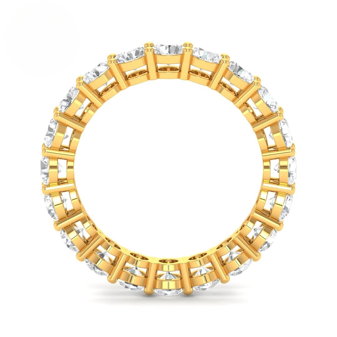 Azura Round Cut Wedding Band 3.00 Ct