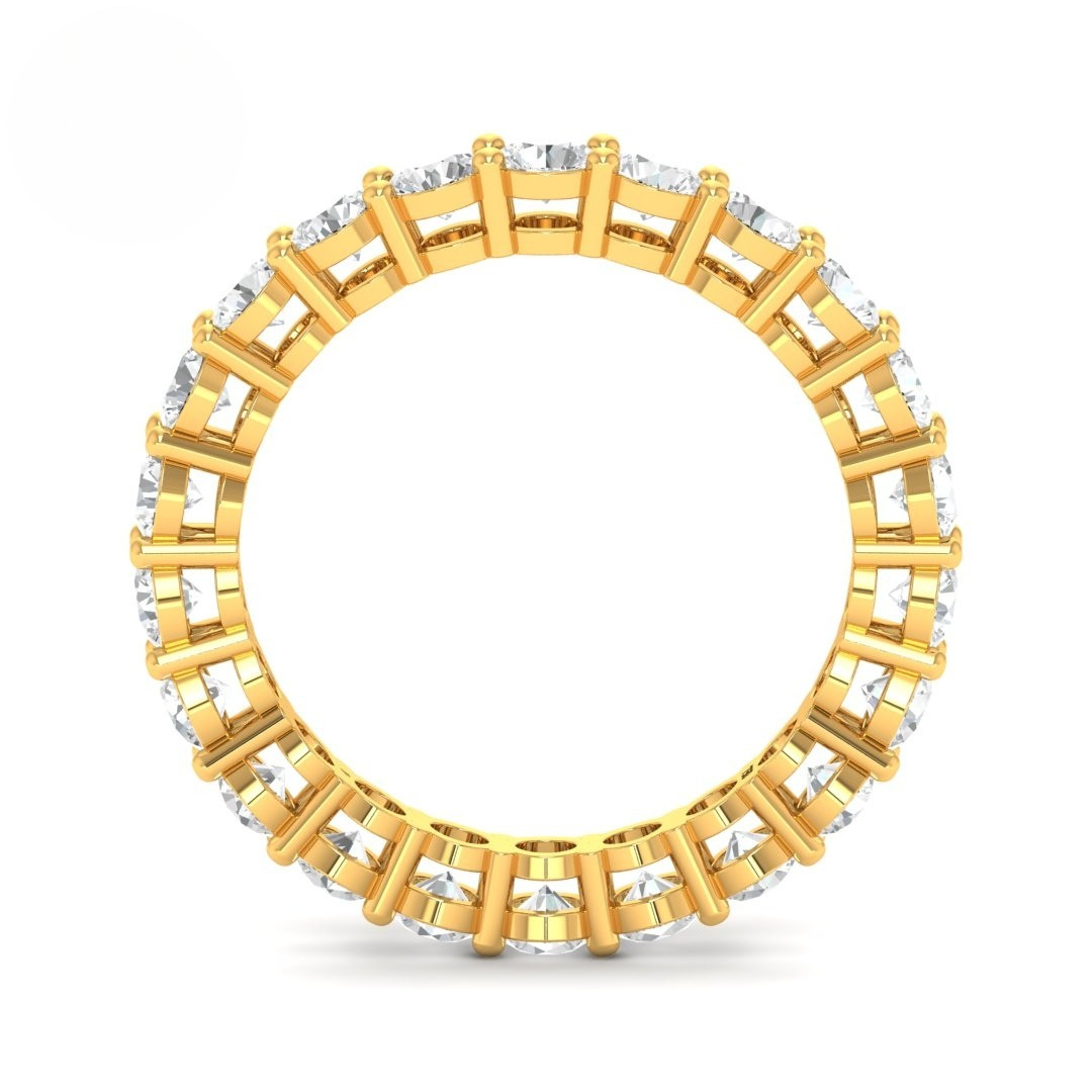 Ava Round Cut Wedding Band