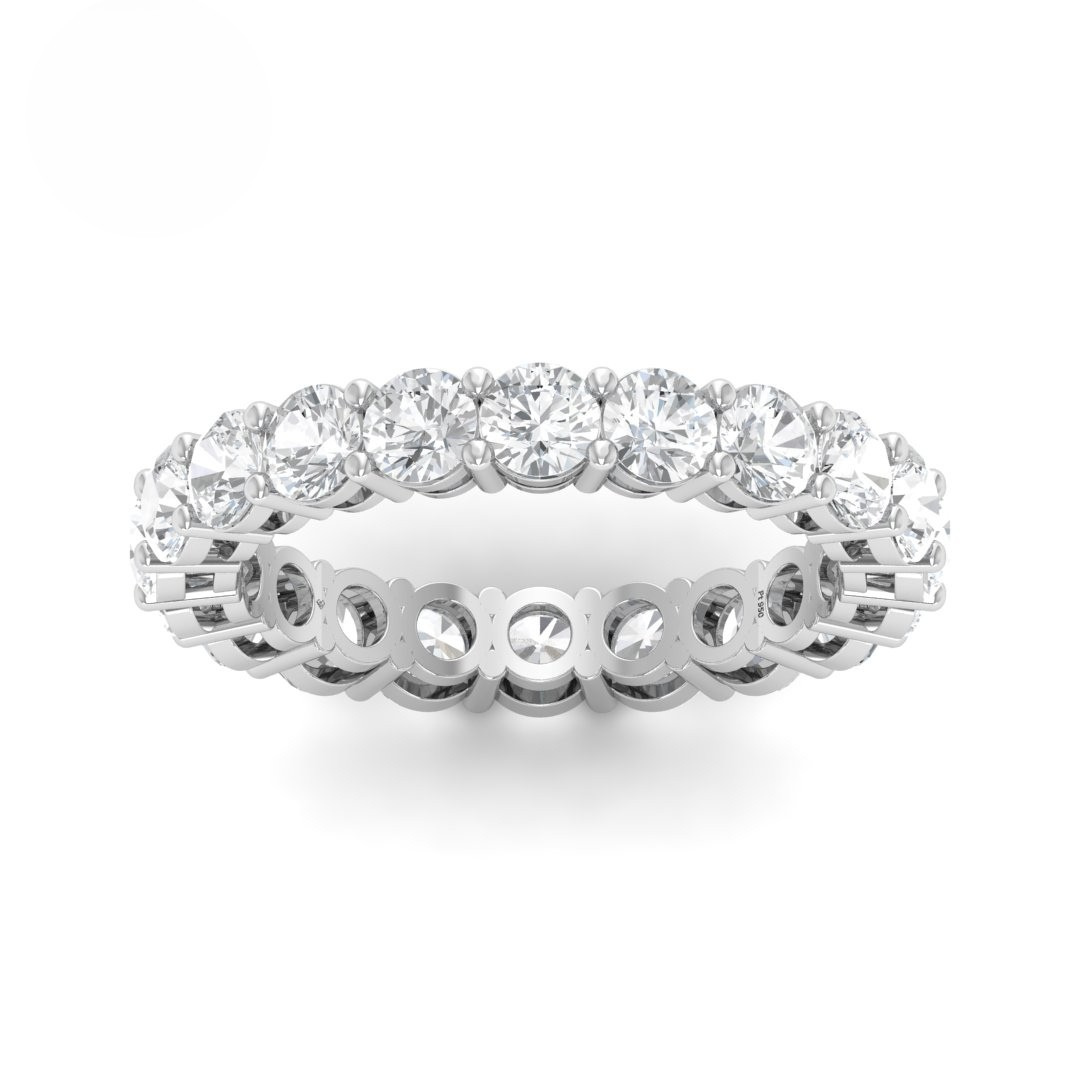 Azura Round Cut Wedding Band 3.00 Ct