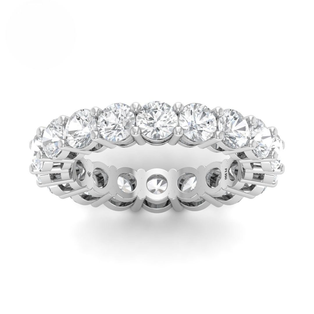Avery Round Cut Wedding Band