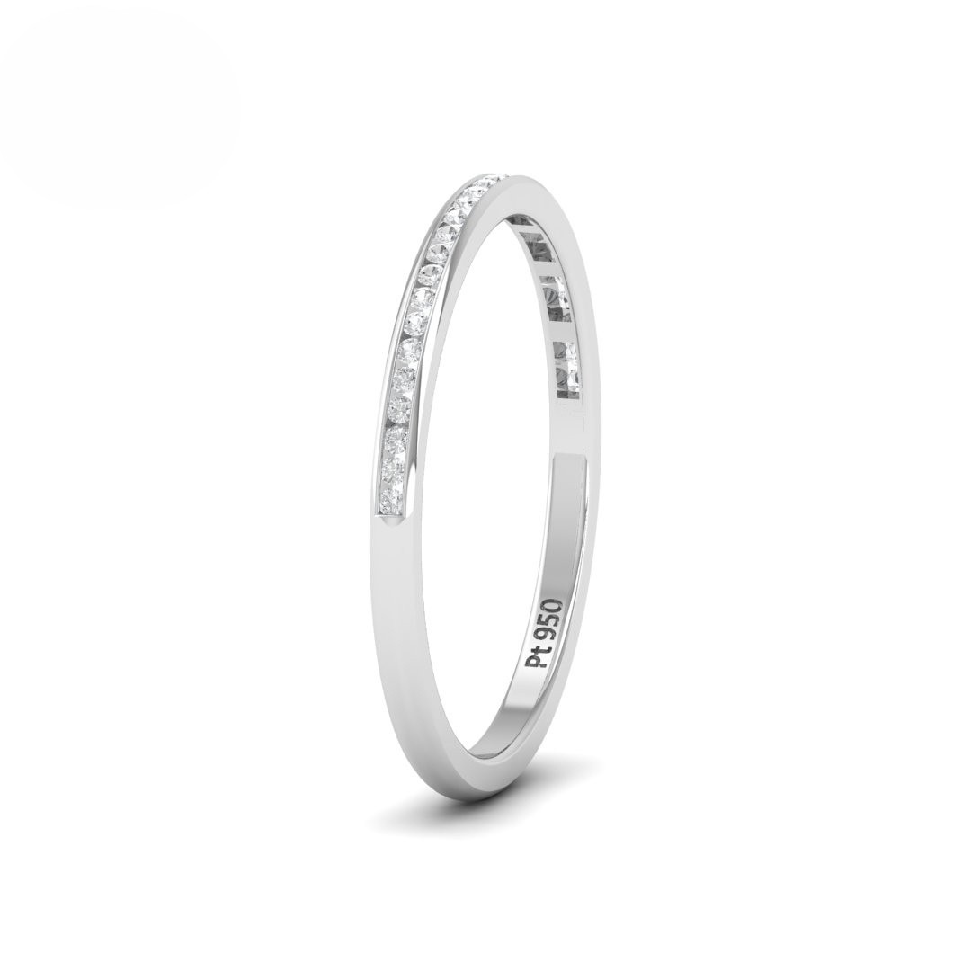 Thea Round Cut Diamond Wedding Band