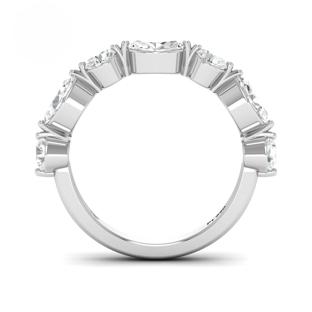 Nebula 2 stone Diamond Wedding Band